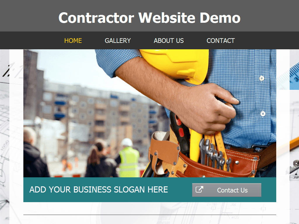 Contractor Website Demo 