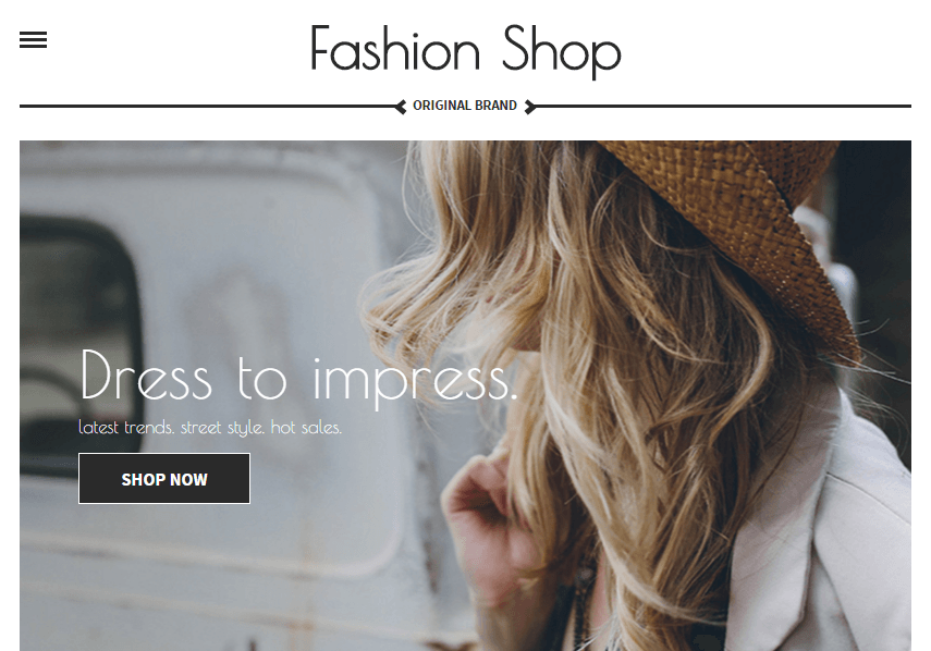 Fashion Shop Website Demo