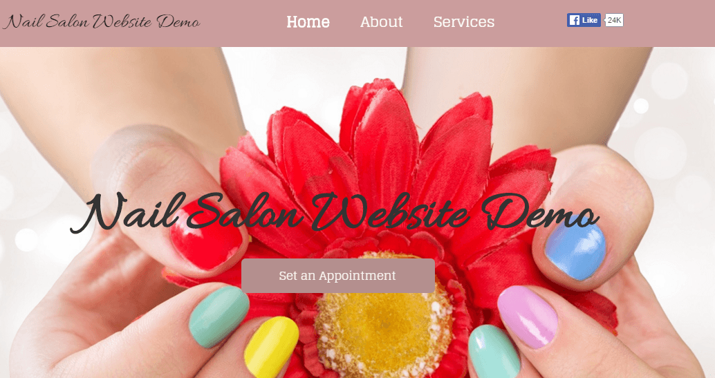 Nail Salon Website Demo