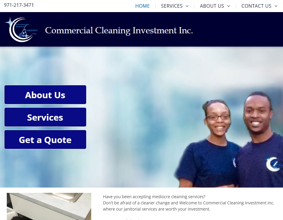 Commercial Cleaning Investment